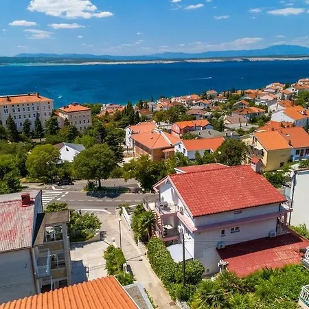 Studio In With Sea View, Terrace, Air Conditioning, Wifi 4626-6 Crikvenica